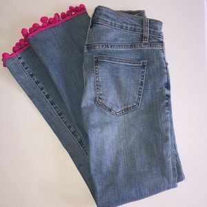 Sunset + spring jeans